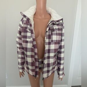 Burton Women's Purple Plaid Jacket
